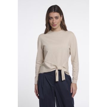 Rino Pelle Pullover with crew neck Beige foto 1