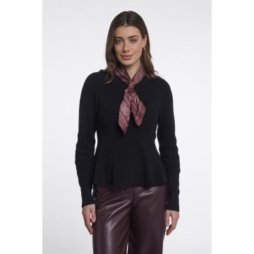 Rino Pelle Small square scarf with print Rood foto 1