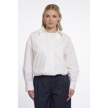 Rino Pelle Wrap blouse with fixed innertop Wit foto 1