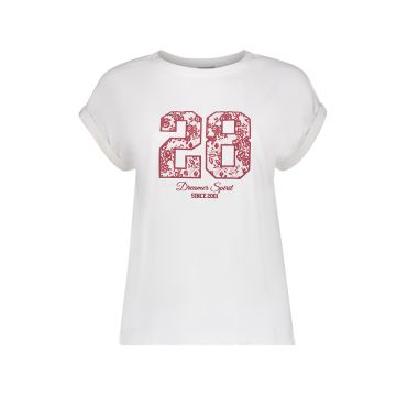 Geisha T-shirt "28 dreamer spirit" Off White  foto 1