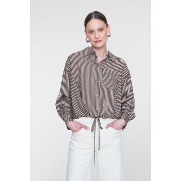 Geisha blouse Bruin foto 1