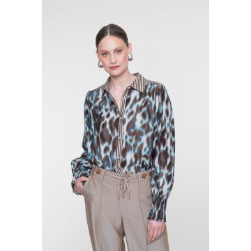 Geisha blouse Navy foto 1