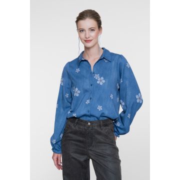 Geisha blouse Blauw foto 1