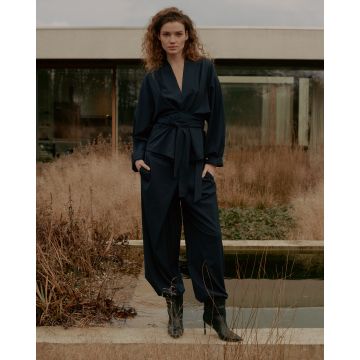 Summum Trousers Pinstripe small Blauw foto 1