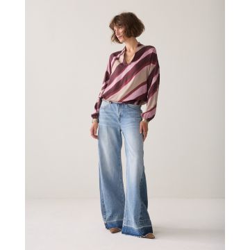 Summum Top v neck Stripe printed Multi Colour foto 1