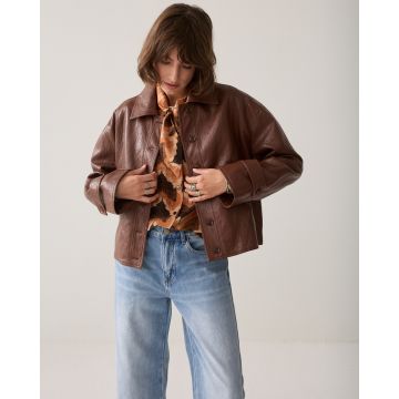 Summum Jacket Faux leather Bruin foto 1