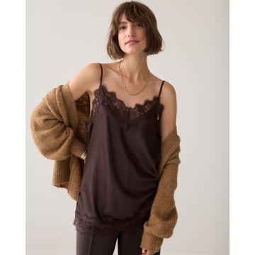 Summum Top satin Bruin foto 1