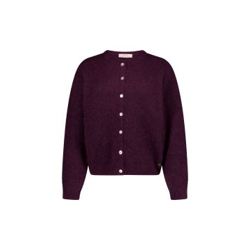 Studio Anneloes Bibi cardigan Aubergine foto 1