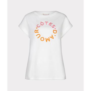EsQualo T-shirt rolled up slve Multi Colour foto 1