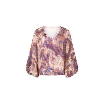 Studio Anneloes Florine flower stripe blouse Multi Colour foto 1