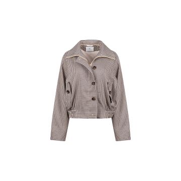 Nukus Dahlia Jacket Check Bruin foto 1