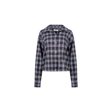 Nukus Newport Blouse Check Bruin foto 1