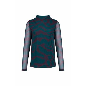 Studio Anneloes Rachel blurred mesh top Groen foto 1