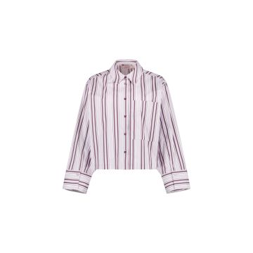 Studio Anneloes Erina stripe blouse Lila foto 1