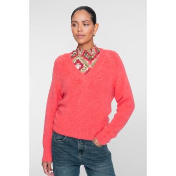 Geisha Pullover v-neck Oranje foto 1