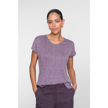 Geisha T-shirt sparkle Aubergine foto 1