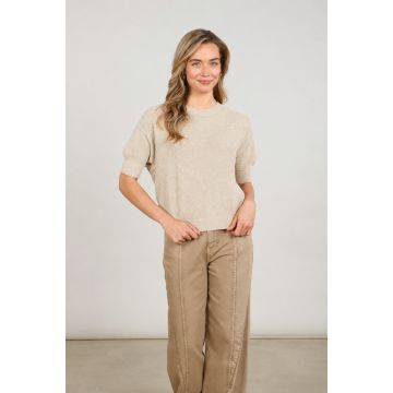 Nukus Kinty Top Lurex Zand foto 1
