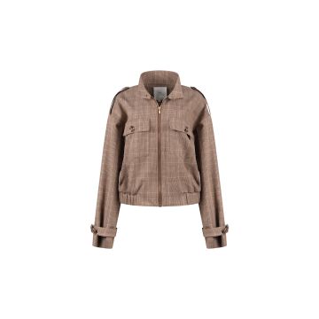 Nukus Hope Jacket Check Camel foto 1