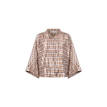 Nukus Maya Blouse Check Off White  foto 1