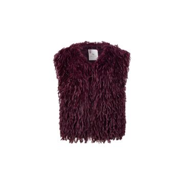 Nukus Mila Gilet Feather Cherry foto 1