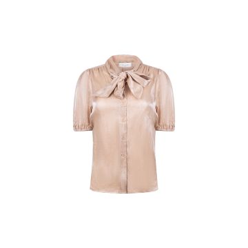 Nukus Alberta Blouse Bow Zand foto 1