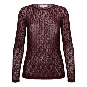 &CO Woman TRIS LACE Bordeaux rood foto 1