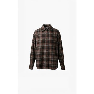 Aimée the label Check Blouse Bruin foto 1