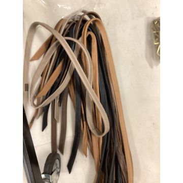 Trezz Leren koord 4cm Taupe foto 1