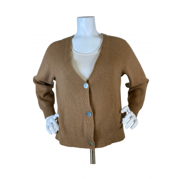 Alexandre Laurent Paris  Cardigan Camel foto 1