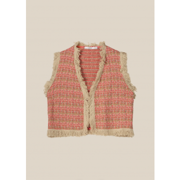 Summum Knited gilet tweed knit Multi Colour foto 1