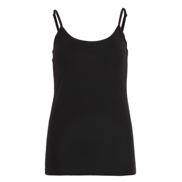Enjoy Spaghetti singlet basis Zwart foto 1