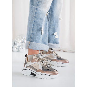 Dwrs Pluto leer combi Brons foto 1