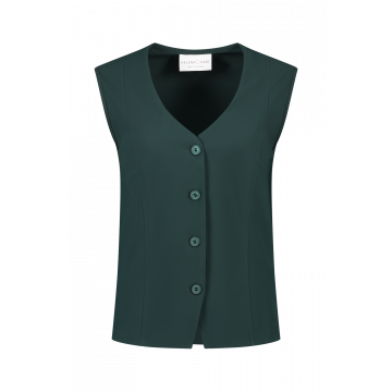 Helena Hart Gilet Transfer Groen foto 1