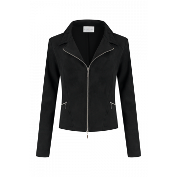Helena Hart Zipper Daim Zwart foto 1