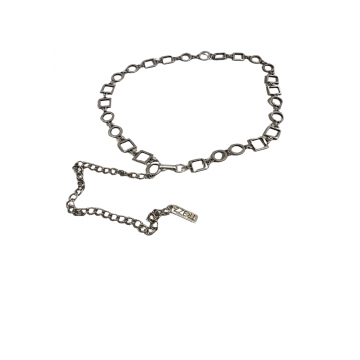 Trezz ketting ceintuur rondje vierkantje Zilver foto 1