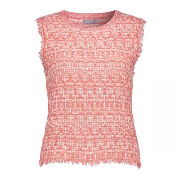 Geisha Pull sleeveless Koraalrood foto 1