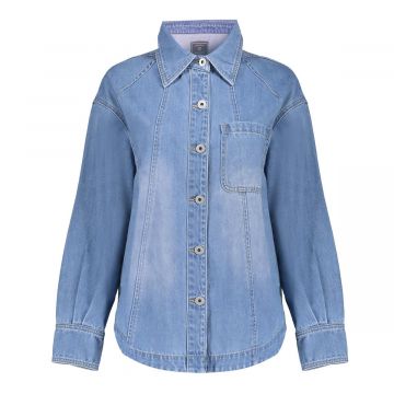 Geisha Overshirt denim Blauw foto 1