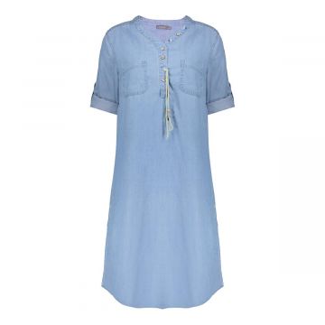 Geisha Dress Blauw foto 1