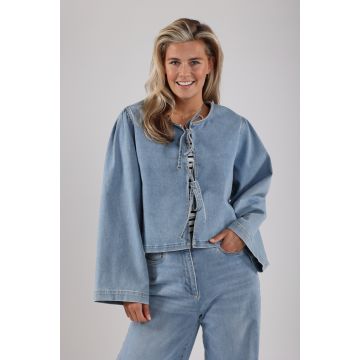 Nukus Bowy Blouse Blauw foto 1