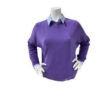 Alexandre Laurent Paris  Sweater viscose Paars foto 1