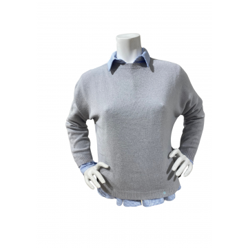 Alexandre Laurent Paris  Sweater Licht grijs foto 1