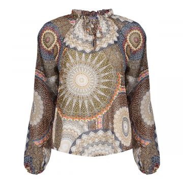 Geisha Blouse Zand foto 1