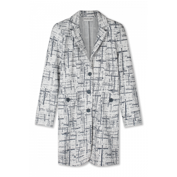Helena Hart Blazer cherie lang boucle Blauw foto 1