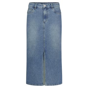 Red Button Sibelle skirt straight midstone Blauw foto 1