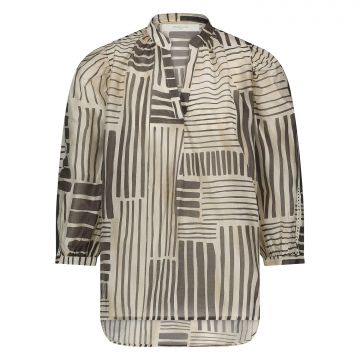 Nukus Lena Blouse Stripes Off White  foto 1