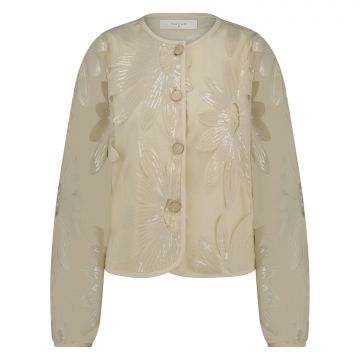 Nukus Millie Cardigan Paillet Zand foto 1