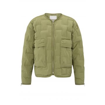 YAYA Short nylon quilted jacket Groen foto 1