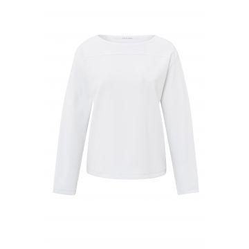 YAYA Long sleeve top with seam Off White  foto 1