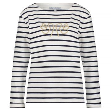 Red Button Terry stripe Navy foto 1