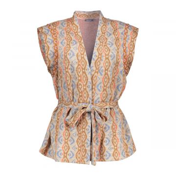 Geisha Gilet Zand foto 1